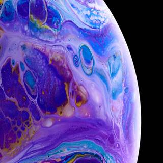 iPhone XS planet wallpaper