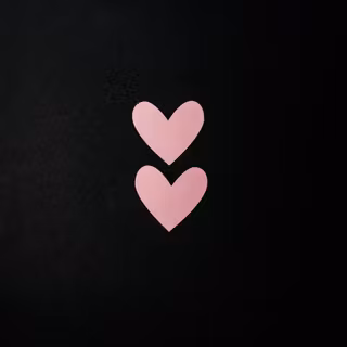 Pink heart aesthetic wallpaper
