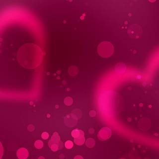 Pink heart aesthetic wallpaper