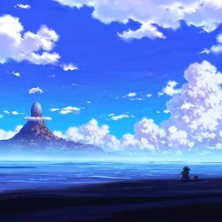 Aesthetic anime scenery 4k wallpaper