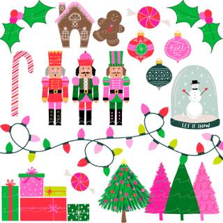 Christmas preppy wallpaper