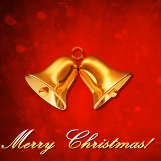 Merry Christmas bells wallpaper