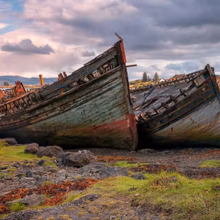 Ancient ships wallpaper