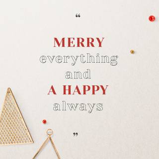 Minimal Christmas Android wallpaper