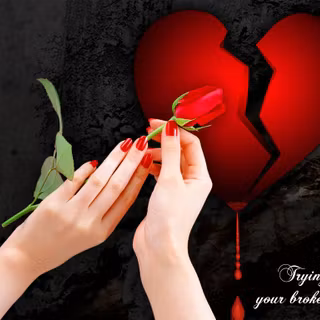 My heart is broken wallpaper