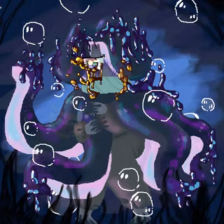 Squid Ink Cookie wallpaper