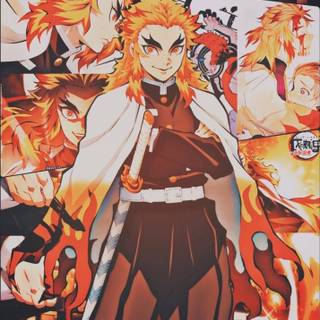 Rengoku iPhone wallpaper