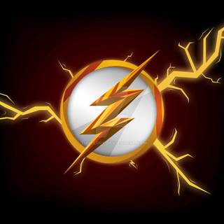 Cool The Flash logo wallpaper