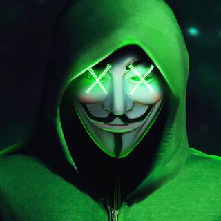 HD neon mask 2022 wallpaper