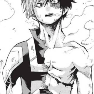 Black Todoroki wallpaper