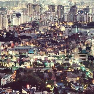 Seoul city wallpaper