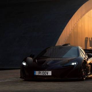 Black McLaren wallpaper