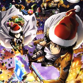 Attack On Titan Christmas wallpaper