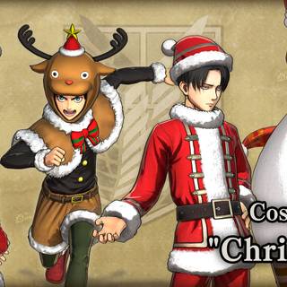 Attack On Titan Christmas wallpaper