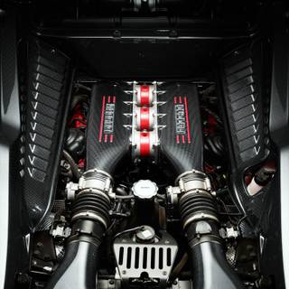 Ferrari engine wallpaper