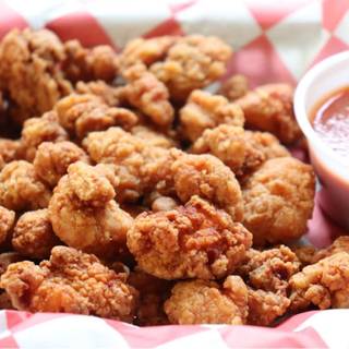 Popcorn chicken wallpaper