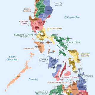 Philippines map wallpaper