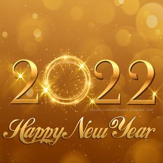 2022 New Year HD wallpaper