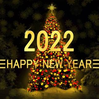 2022 New Year HD wallpaper