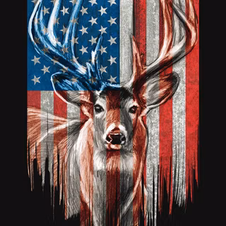 Deer flag wallpaper