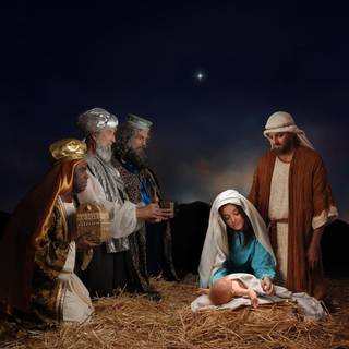 Jesus Christmas desktop wallpaper