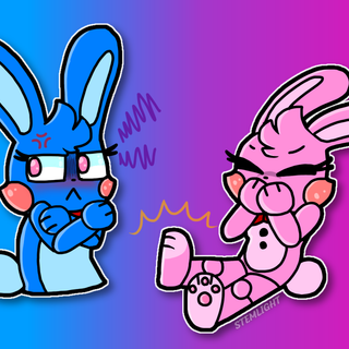 Bon Bon and Bonnet wallpaper