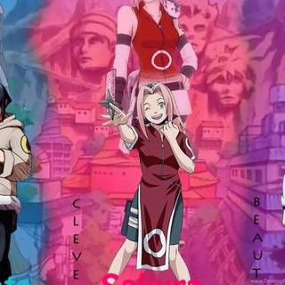 Sakura and Hinata wallpaper