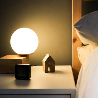 Table lamp wallpaper