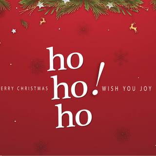 Christmas Ho Ho Ho wallpaper