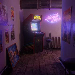 Arcade machine wallpaper