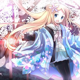 Hanayamata wallpaper