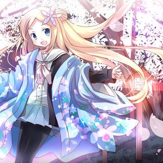 Hanayamata wallpaper