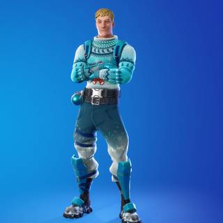 Cozy Knit Jonesy Fortnite wallpaper