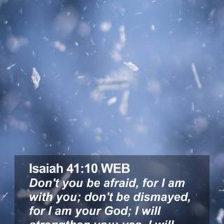 Isaiah 41:10 wallpaper