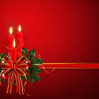 Candles Christmas wallpaper