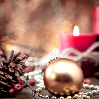 Candles Christmas wallpaper