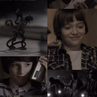 Stranger Things collage wallpaper