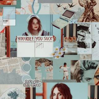 Stranger Things collage wallpaper