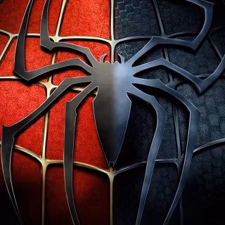 Black and red Spider-Man wallpaper