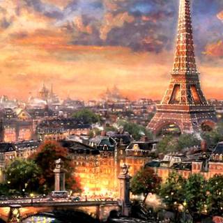 Paris anime wallpaper