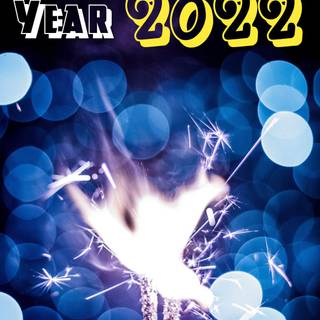 Happy New Year 2022 iPhone wallpaper