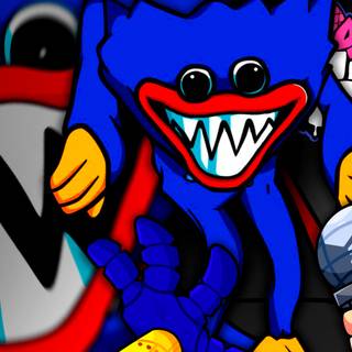 Huggy Wuggy FNF wallpaper