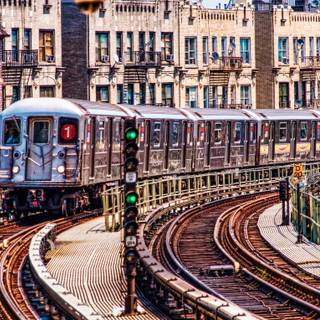 New York subway wallpaper