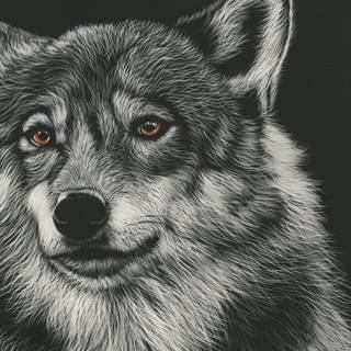 Wolf head wallpaper