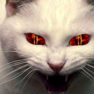Demon cat wallpaper