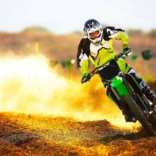 Kawasaki dirt bike wallpaper