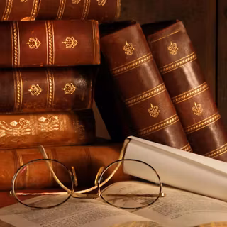 Vintage books wallpaper