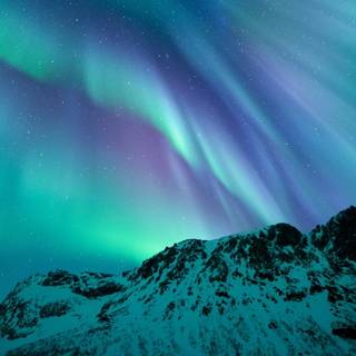 Winter lights 3440x1440 wallpaper