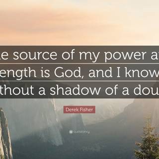 Strength god power quote wallpaper