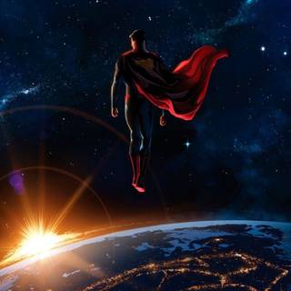 Superman face wallpaper